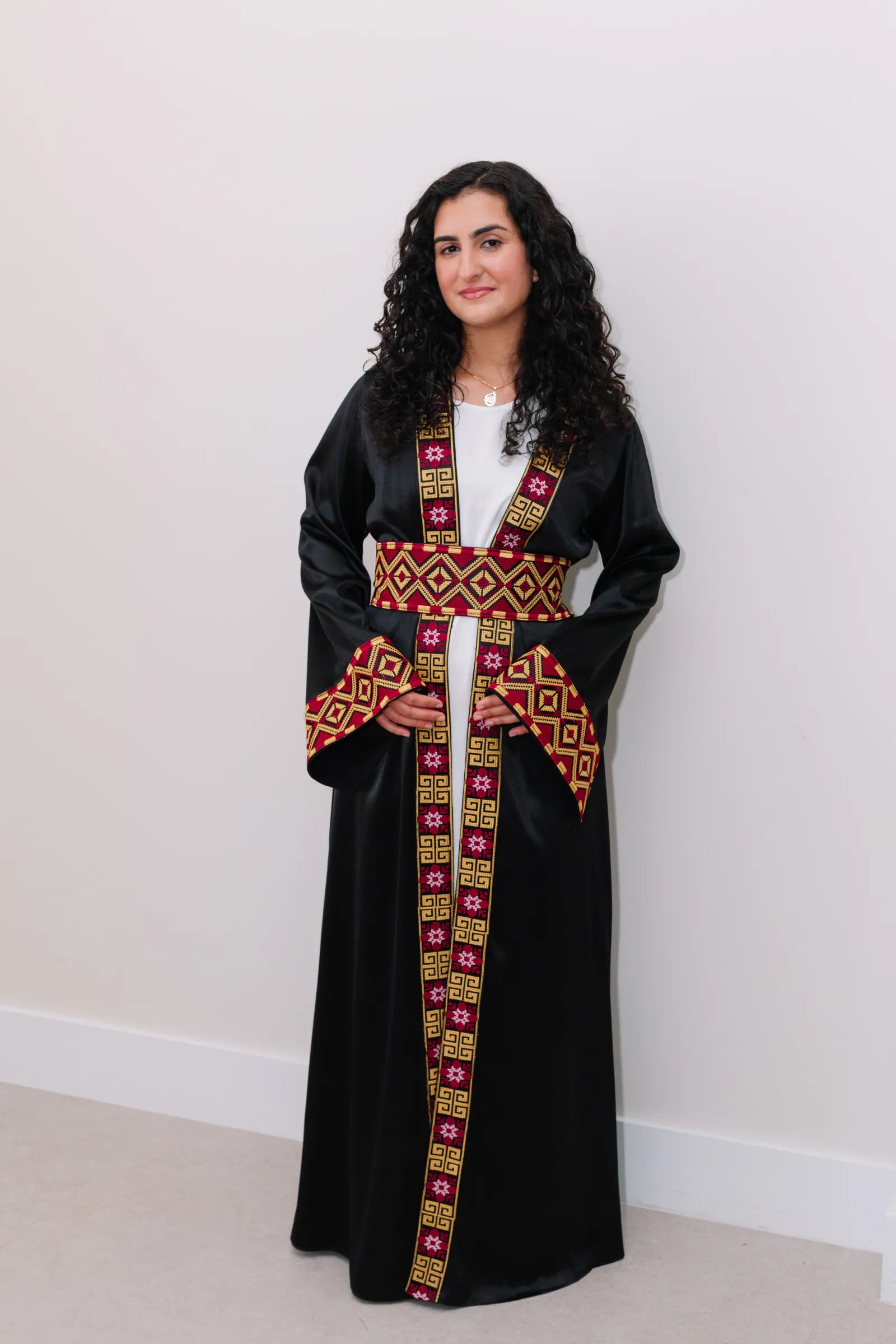 Black Mosaic Abaya